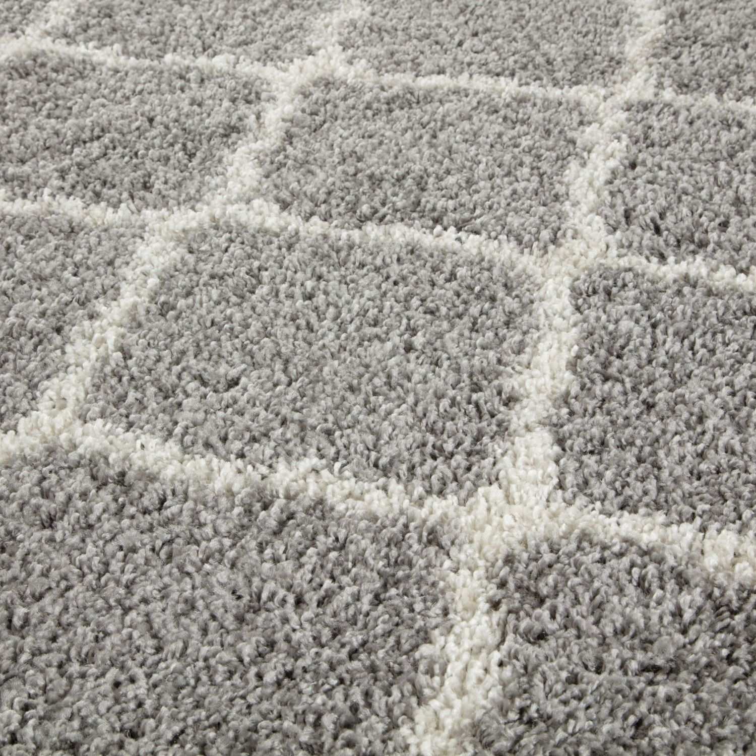 Grey Shaggy Rug