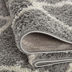 Grey Shaggy Rug