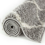Grey Shaggy Rug