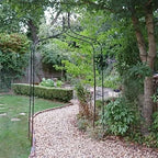 Heavy Duty Green Metal Garden Arbors Steel Frame Garden Arch