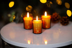 3PC 'Whiskey Samba' Cocktail Candle Jars