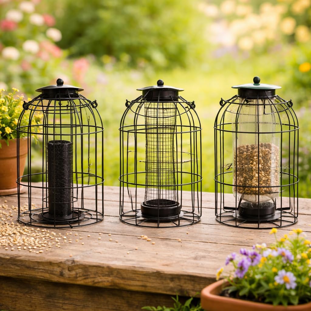 3 Piece Hanging Bird Feeder Set