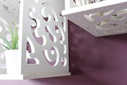 Wall-Mounted Cube Storage Cabinet White
