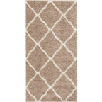 Moroccan Beige Shaggy Rug
