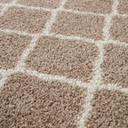 Moroccan Beige Shaggy Rug