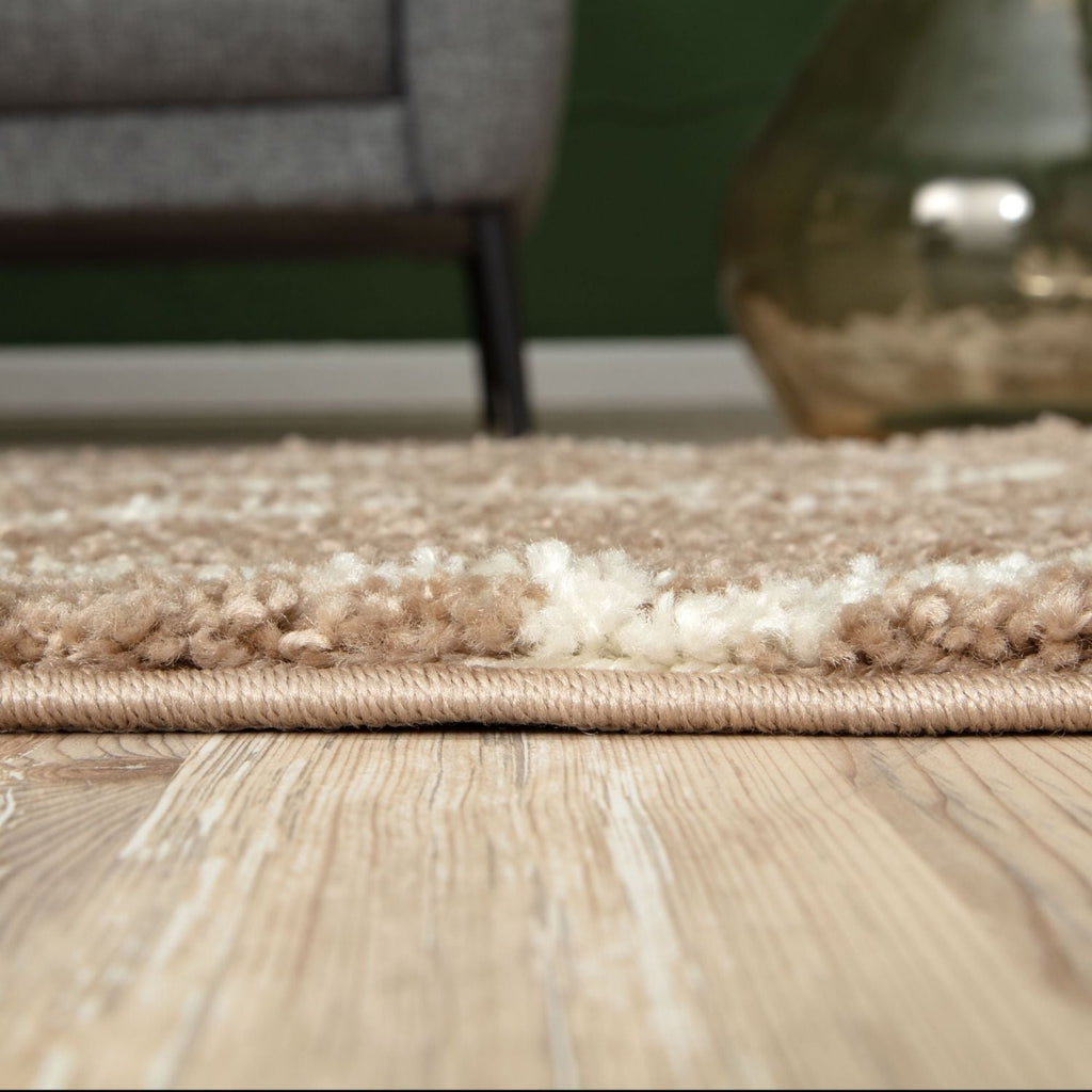 Moroccan Beige Shaggy Rug