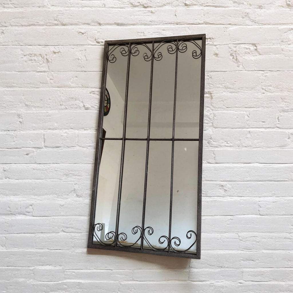 120cm Metal Window Wall Mirror