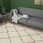Moroccan Ivory Shaggy Rug