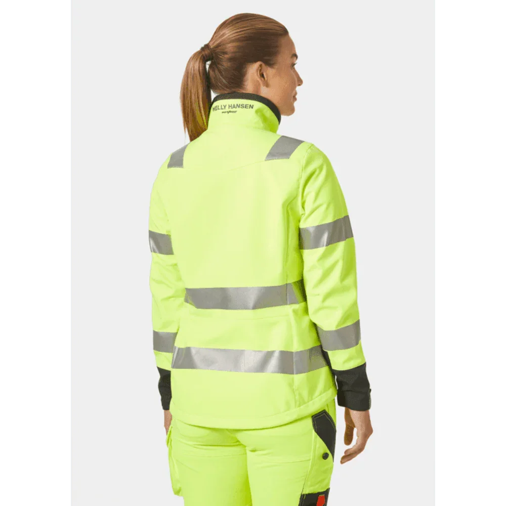 Helly Hansen 74098 Women's Luna Hi Vis Softshell Jacket