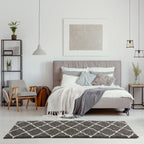Moroccan Dark Grey Shaggy Rug