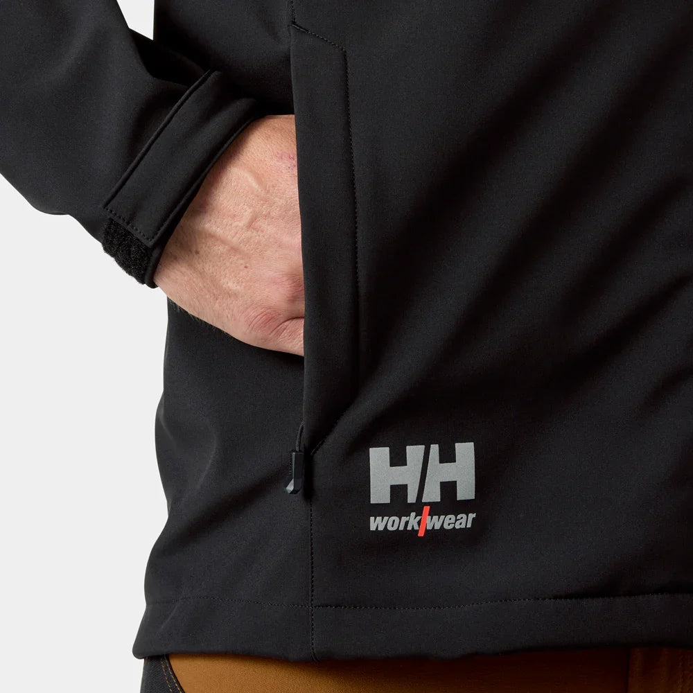 Helly Hansen 74290 Oxford Softshell Hooded Work Jacket