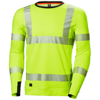 Helly Hansen 75111 Lifa Active Hi Vis Base Layer Crewneck