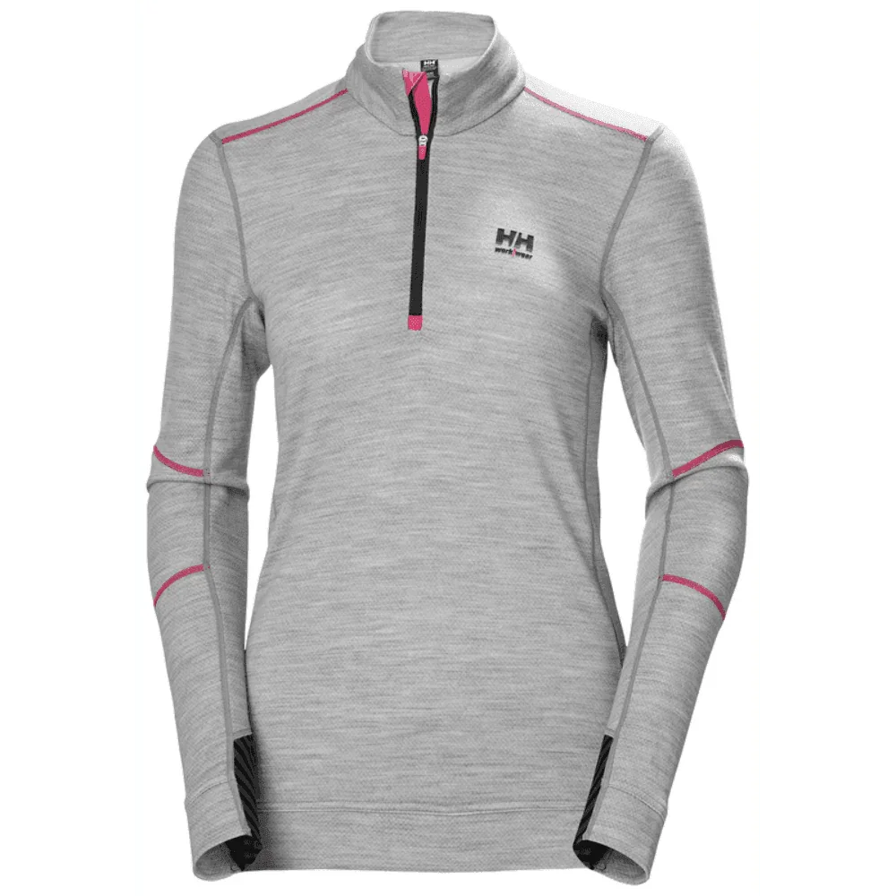 Helly Hansen 75210 Women's Lifa Base Layer Merino Half Zip