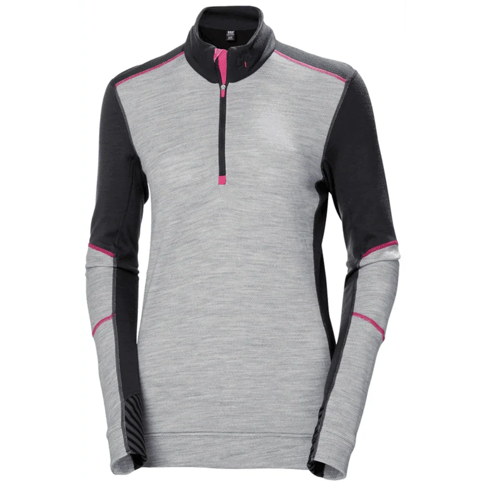 Helly Hansen 75210 Women's Lifa Base Layer Merino Half Zip