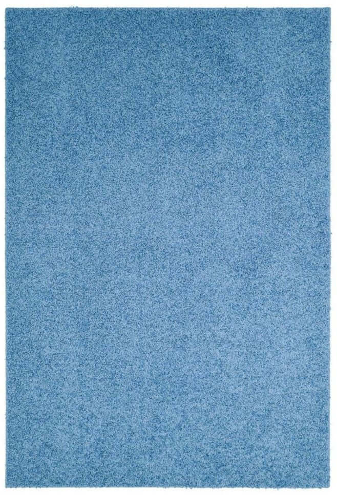 Fiji Sky Blue Washable Solid Shaggy Rug 100X150 cm