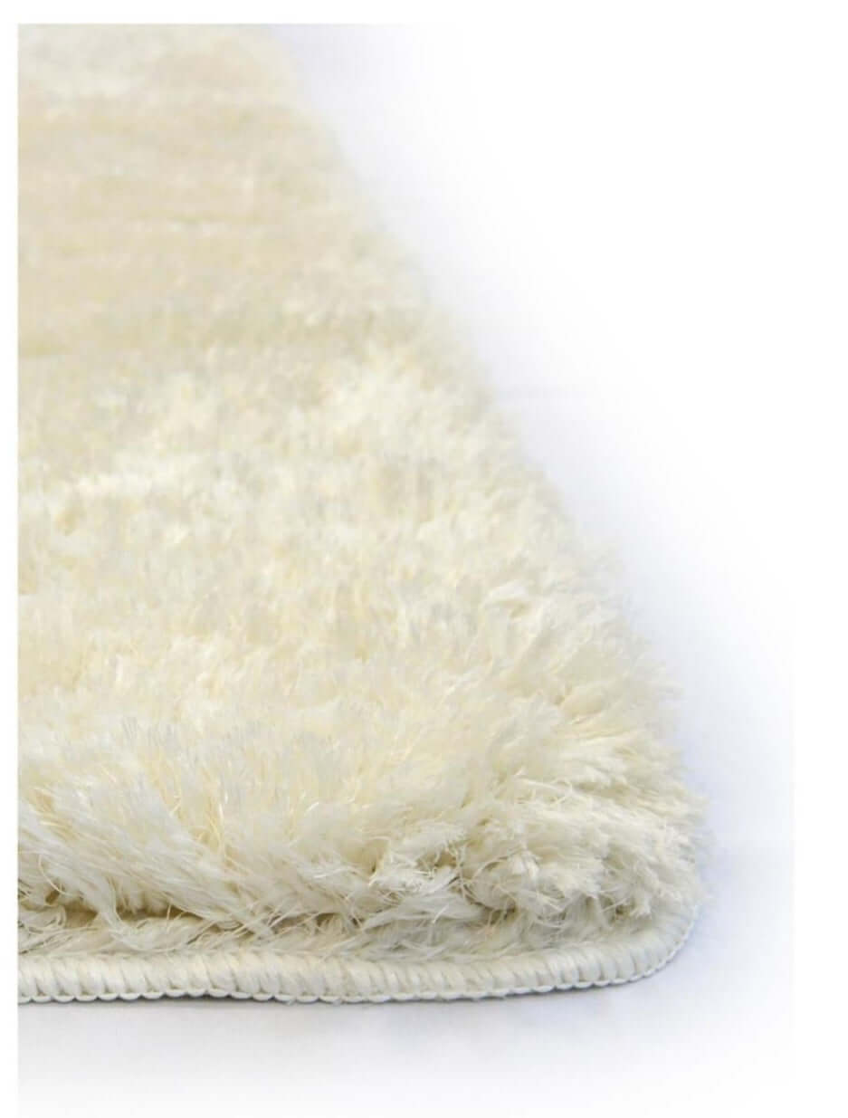 Soft Washable Ivory Shaggy Rug