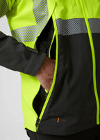HELLY HANSEN 77203 ICU BRZ BREATHABLE HI-VIS SOFTSHELL JACKET