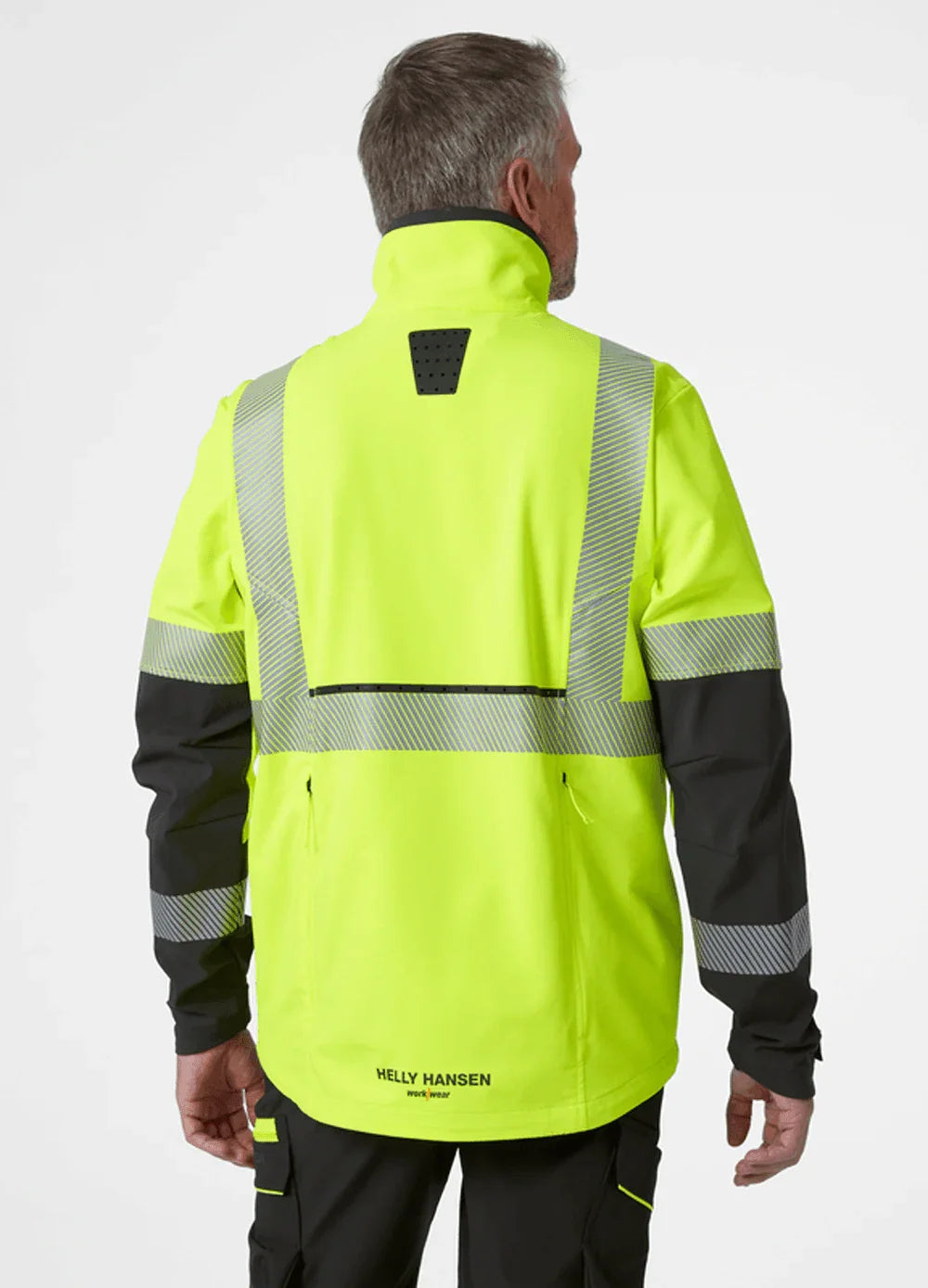 HELLY HANSEN 77203 ICU BRZ BREATHABLE HI-VIS SOFTSHELL JACKET