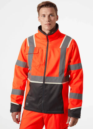 HI VIS RED/EBONY