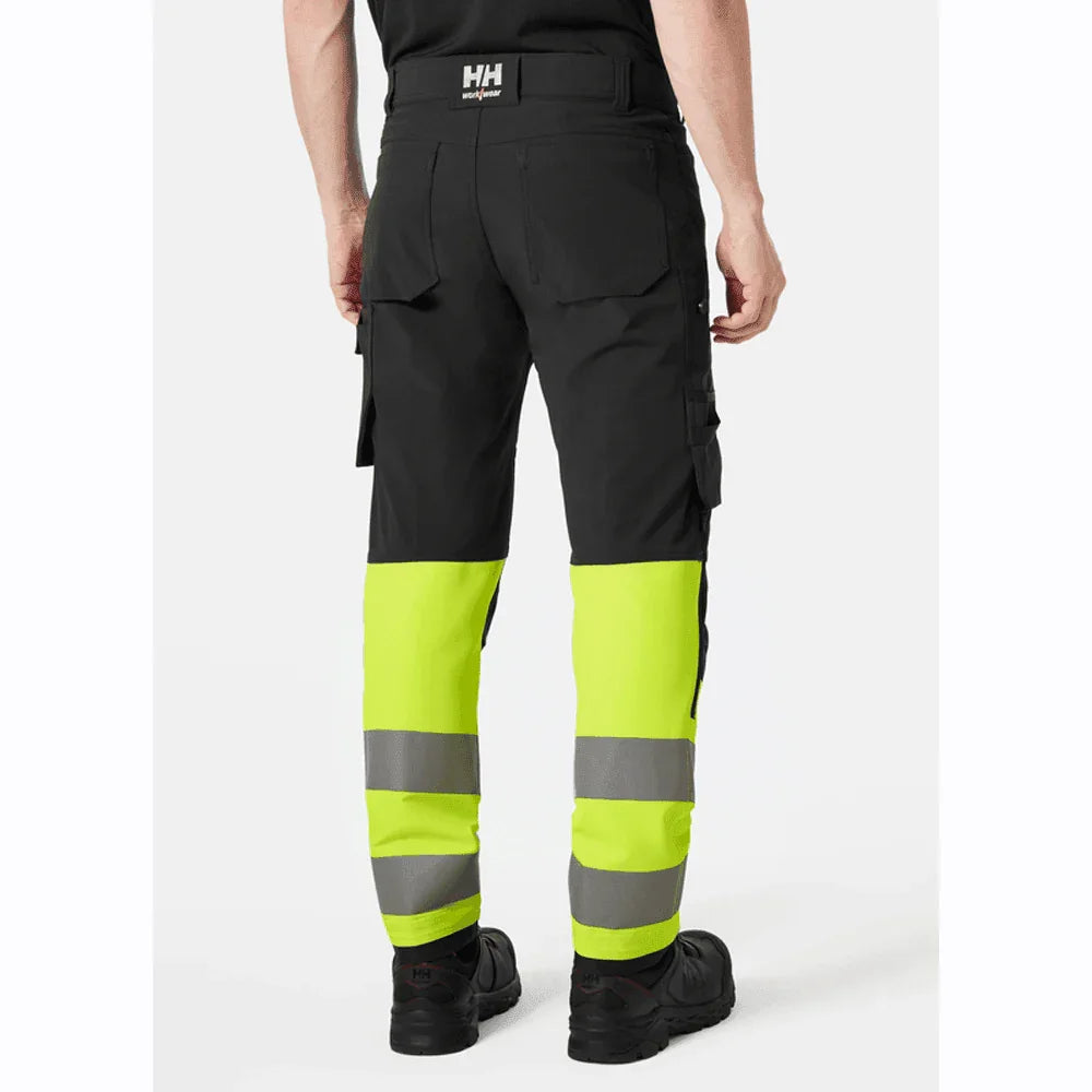 Helly Hansen 77429 Alna 4-Way Stretch Hi-Vis Cargo Pant Trouser