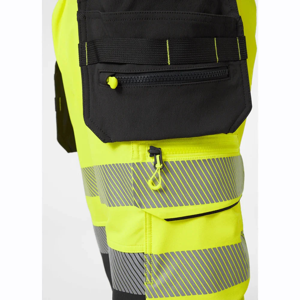 Helly Hansen 77502 ICU BRZ Hi-Vis Pirate Construction Pants Trousers, Class 1