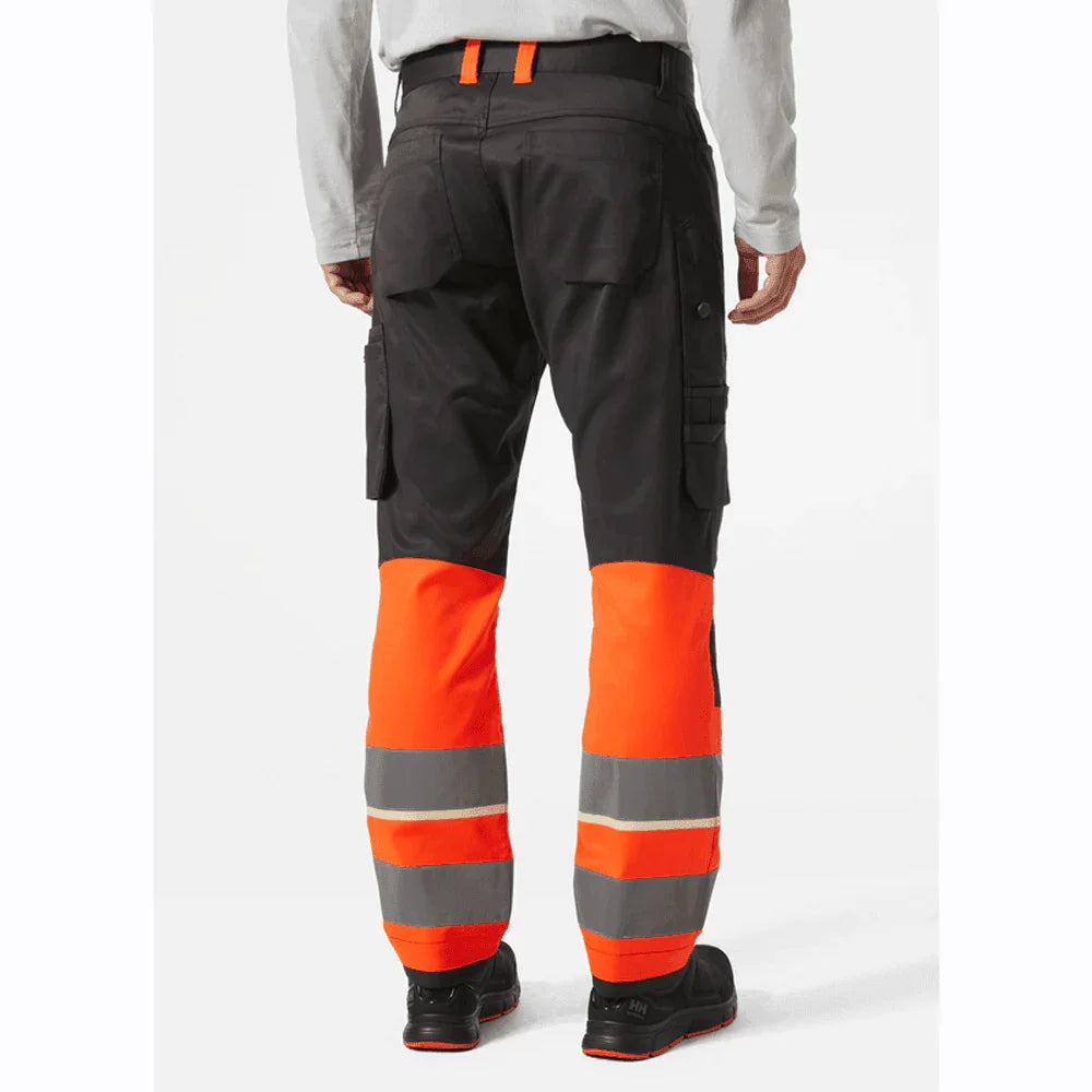Helly Hansen UC-ME 2-Way Stretch Hi-Vis Work Cargo Pant Trouser Class 1