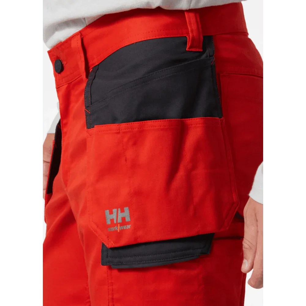 Helly Hansen 77521 Manchester Holster Pocket Knee Pad Trouser Albert Red