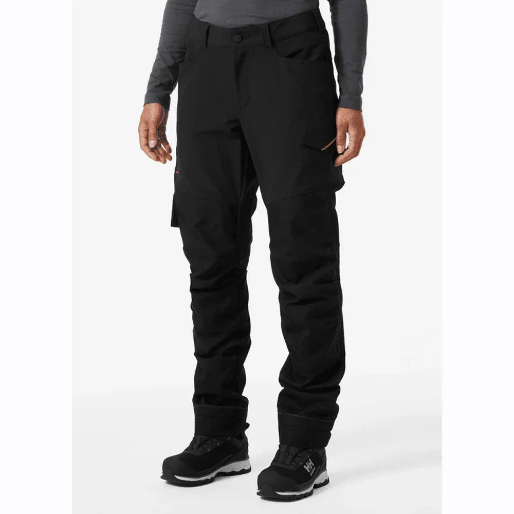 Helly Hansen 77592 Luna BRZ 4-Way Stretch Construction Pant Trousers Black, Waist 32" Leg 32"