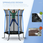 5.4FT Kids Trampoline with Enclosure Indoor Outdoor
