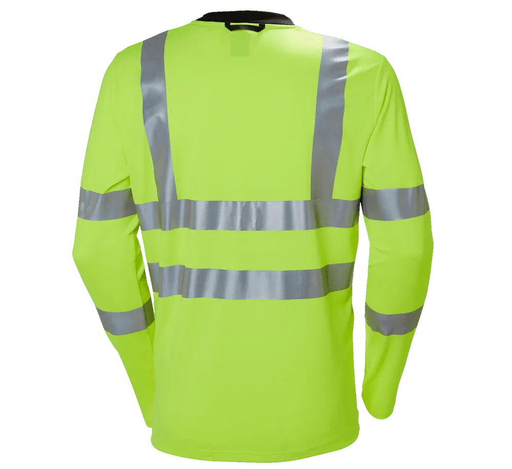 Helly Hansen 79093 Addvis Long Sleeve Stretch Hi-Vis T-Shirt Top