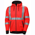Helly Hansen 79094 Addvis Hi-Vis Stretch Zip Hoodie Sweatshirt