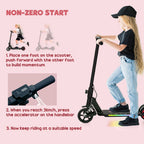 Folding Electric Scooter w/ LED Lights and Display