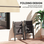 2PCS Folding Chair w/ Breathable Mesh Back and Seat