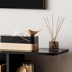 Wall Mounted TV Stand Entertainment Unit with Storage Shelf, Black