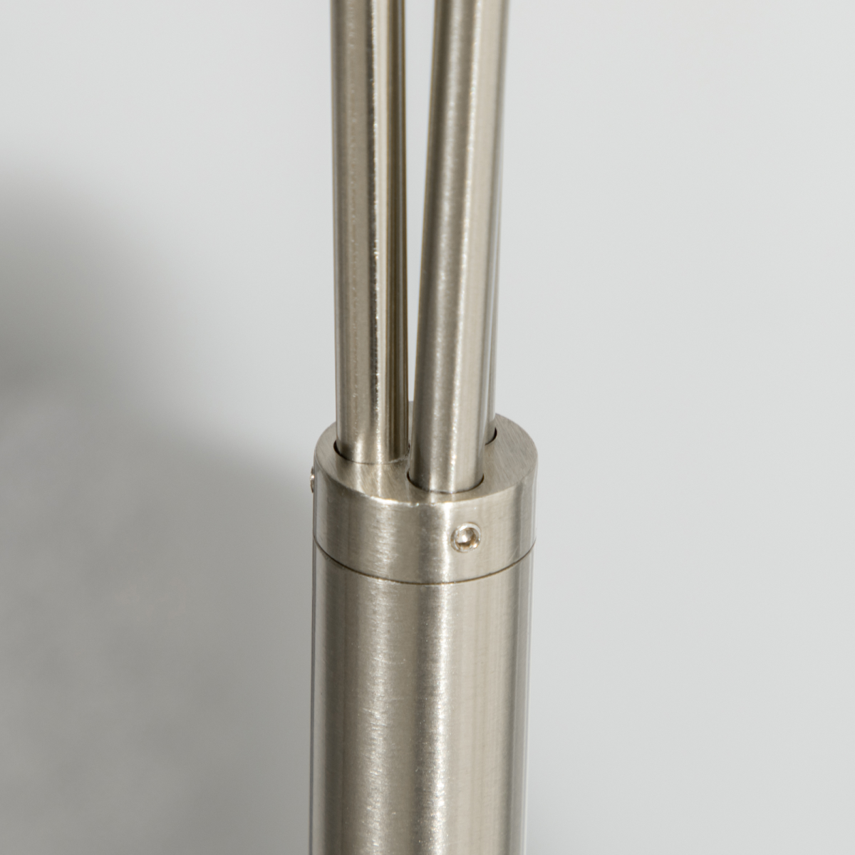 Modern Upright Floor Lamp with 3 Light, Steel Base for Living Room