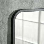 Rectangle Wall Mirror with Shelf 70 x 50 cm, for Living Room, Bedroom