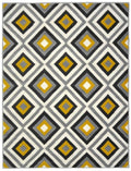 Maestro Geometric Yellow Rug 160X230 cm