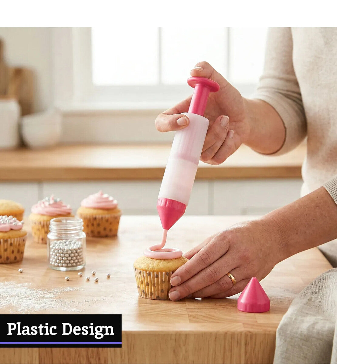 Hot Pink 3 Piece Cake Decorating Pen