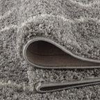 Moroccan Grey Shaggy Rug