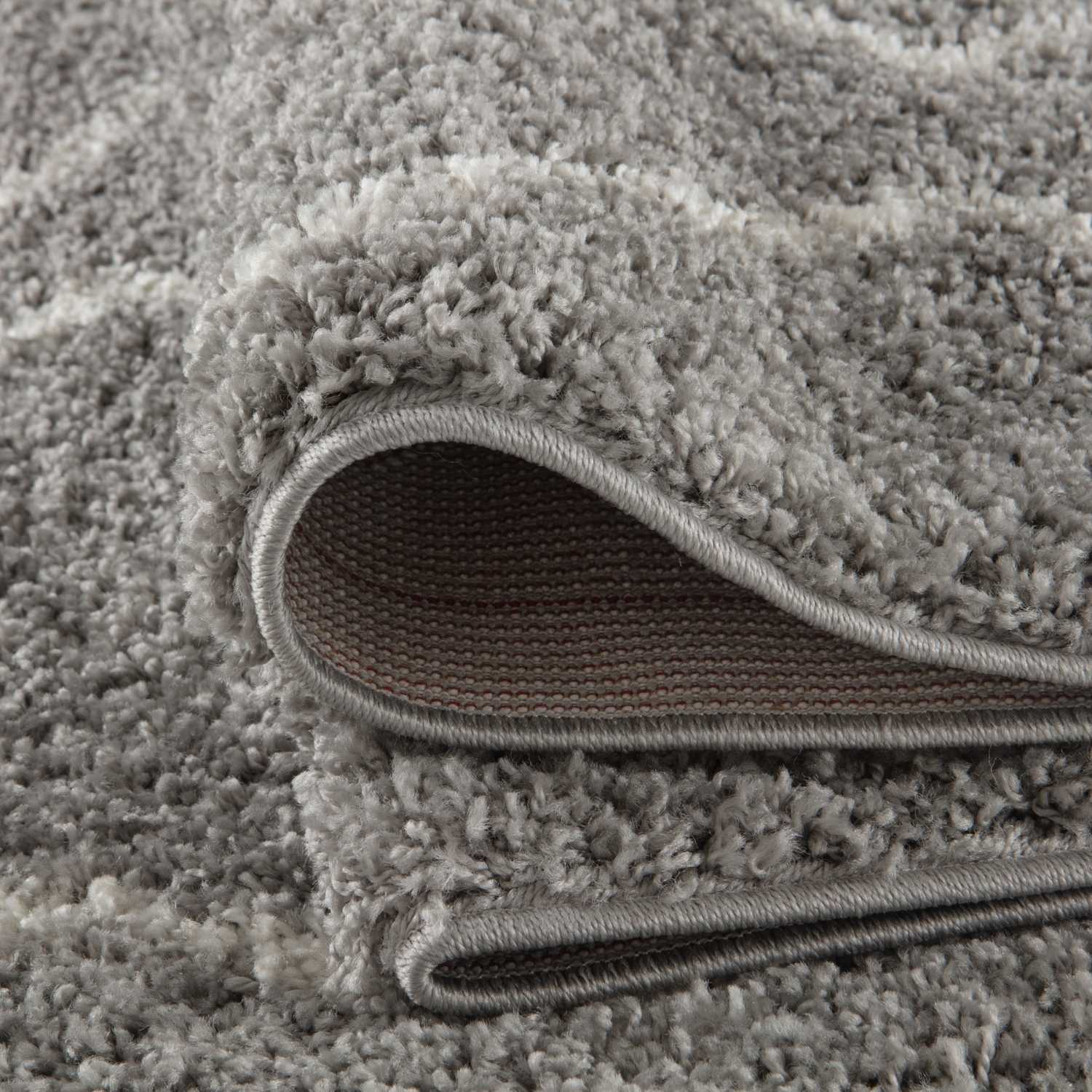 Moroccan Grey Shaggy Rug