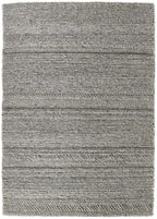 Chunky Natural/Grey Knitted Rug 160X230 cm