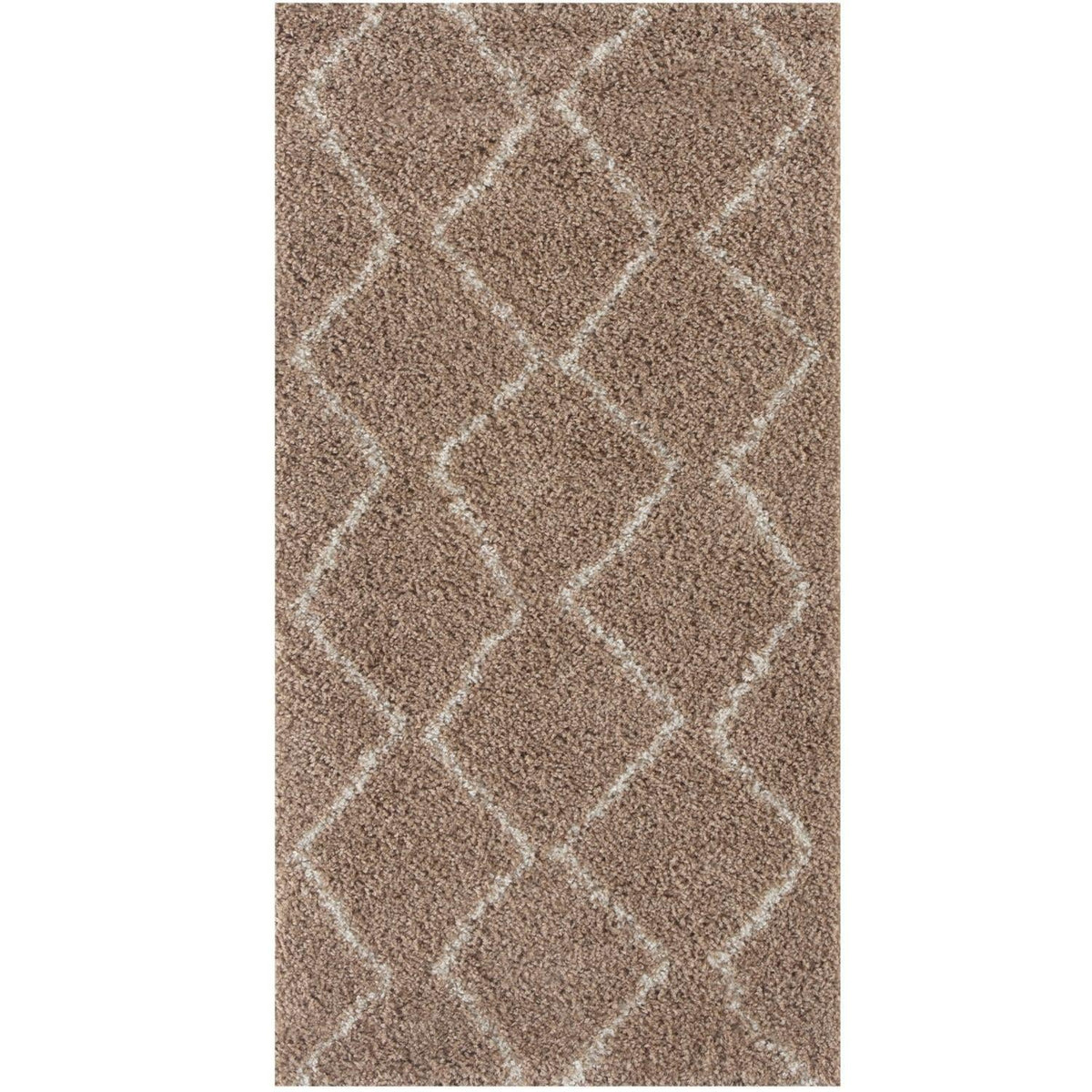 Moroccan Beige Shaggy Rug 80X150 cm