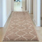 Moroccan Beige Shaggy Rug