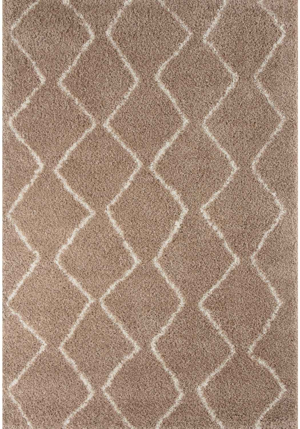 Moroccan Beige Shaggy Rug 240X340 cm