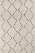 Moroccan Ivory Beige Shaggy Rug 240X340 cm