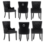 LUX Velvet Dining Chair (with armrests)