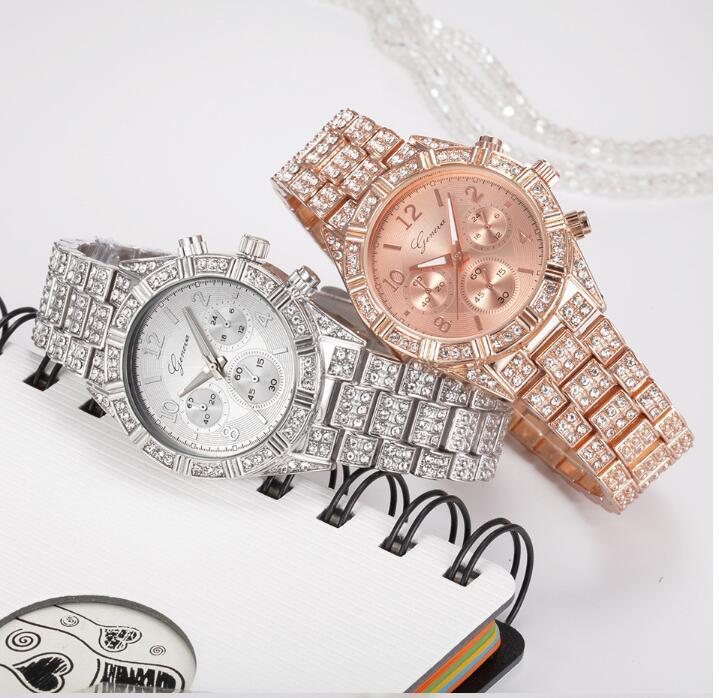 Women's Crystal Quartz Analog Wrist Watch