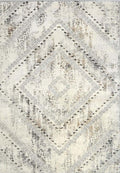 Abstract Vintage Cream & Grey Rug 160X230 cm