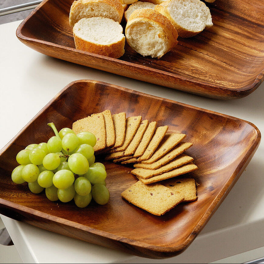 Acacia Curved Sides Serving Platter