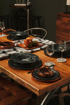 Round Acacia Wood Plate